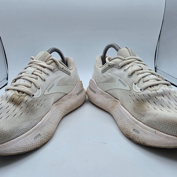 Brooks Ghost Max Womens Size 7.5 Wide White Athletic Shoes Running Walking Train - Picture 3 of 13